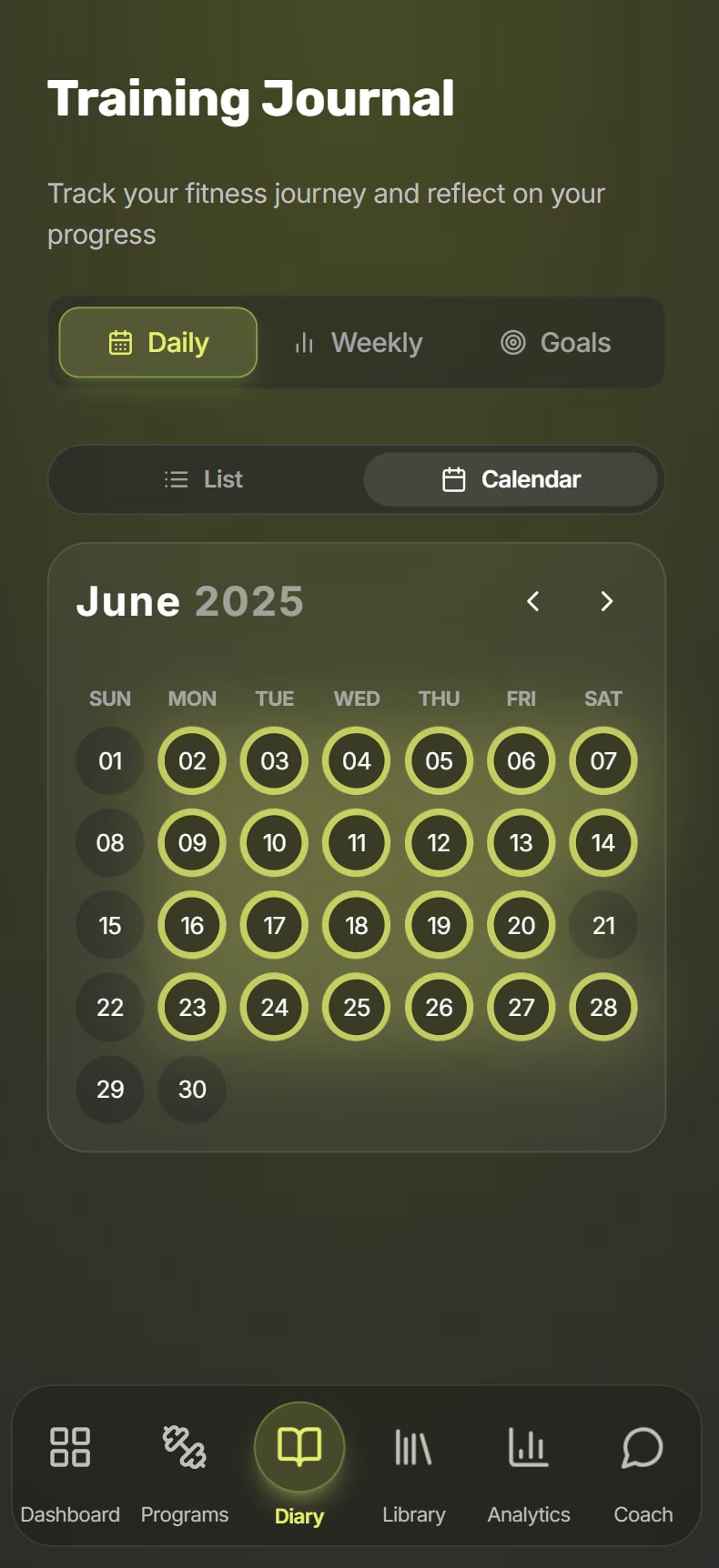 AI Planner Agent - App Mockup